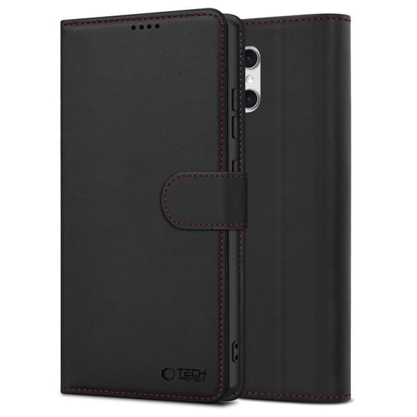 Tech-Protect Wallet Pungcover til Samsung Galaxy A57 5G - Sort Black