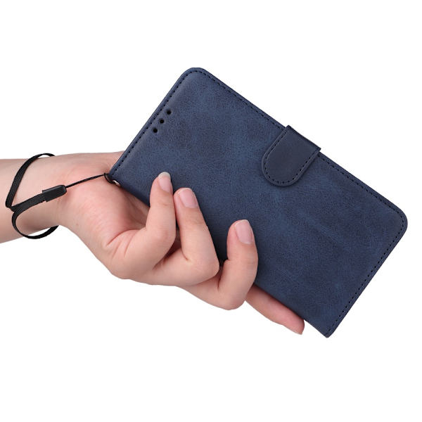 SKALO Google Pixel 9/9 Pro PU-læder Pungetui - Vælg farve Blue