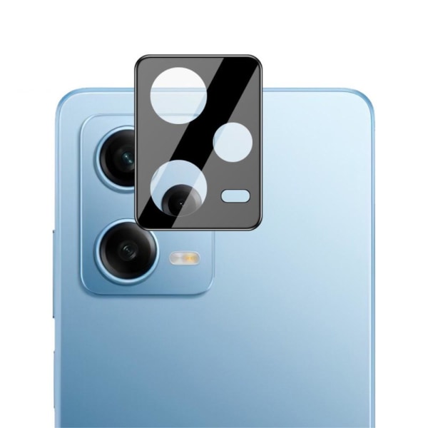 2-PACK SKALO Xiaomi Redmi Note 12 Pro 5G 3D Linsskydd/Kameraskydd Härdat Glas Svart