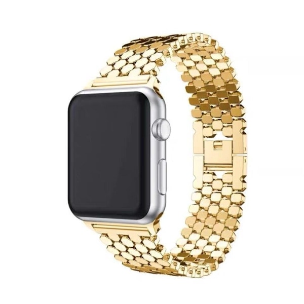 SKALO Fish Scale Metalliranneke Apple Watch Series 4-6 40mm - Valitse väri Gold