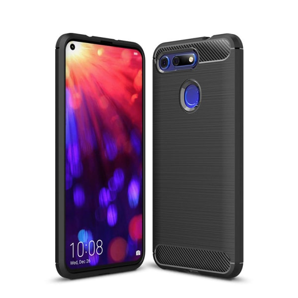 Stødsikkert Armour Carbon TPU cover Huawei Honor View 20 - flere farver Black