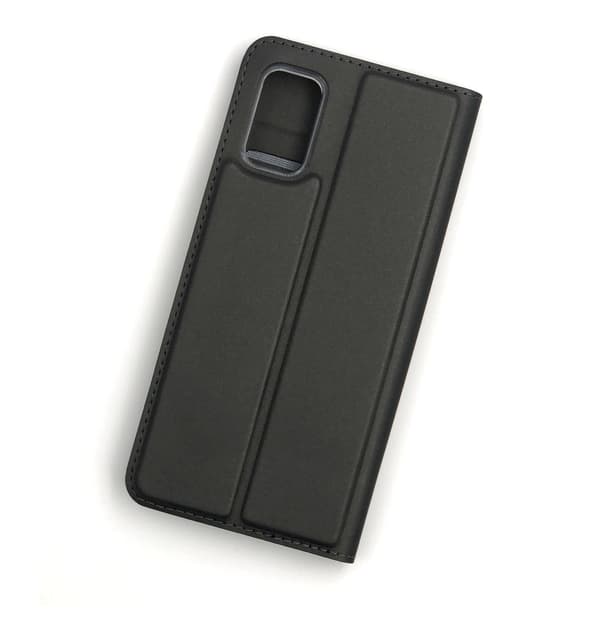 Plånboksfodral Ultratunn design Samsung A41 Dark grey