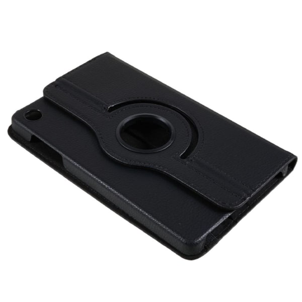 SKALO Lenovo Tab M8 Gen 4 360 Litchi Flip Cover - Sort Black