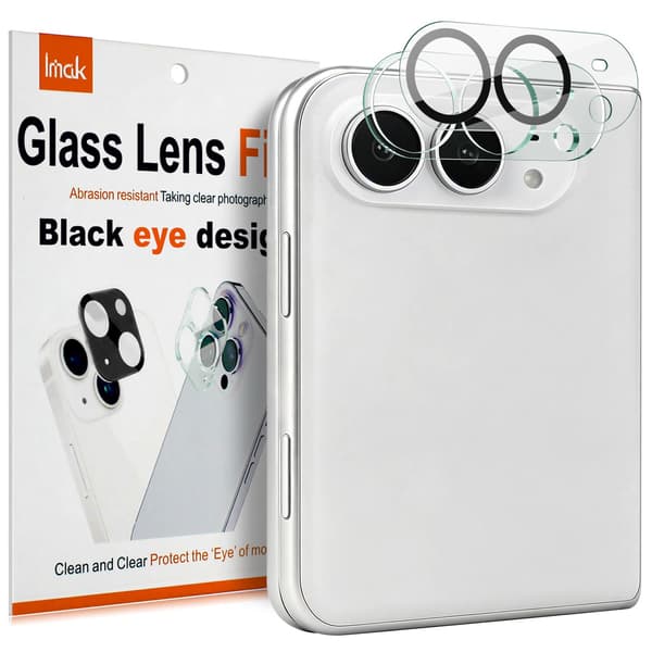 IMAK Kamerabeskyttelse Hærdet Glas til iPhone Duo - Gennemsigtig Transparent
