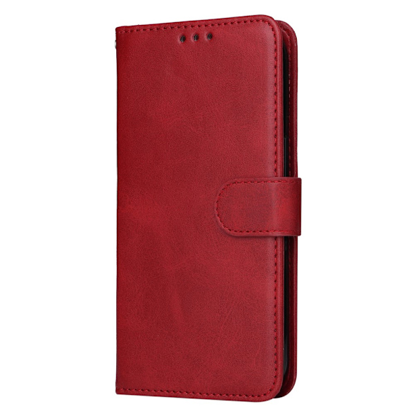 SKALO Xiaomi Redmi A3 PU-nahkainen Lompakkokotelo - Valitse väri Red