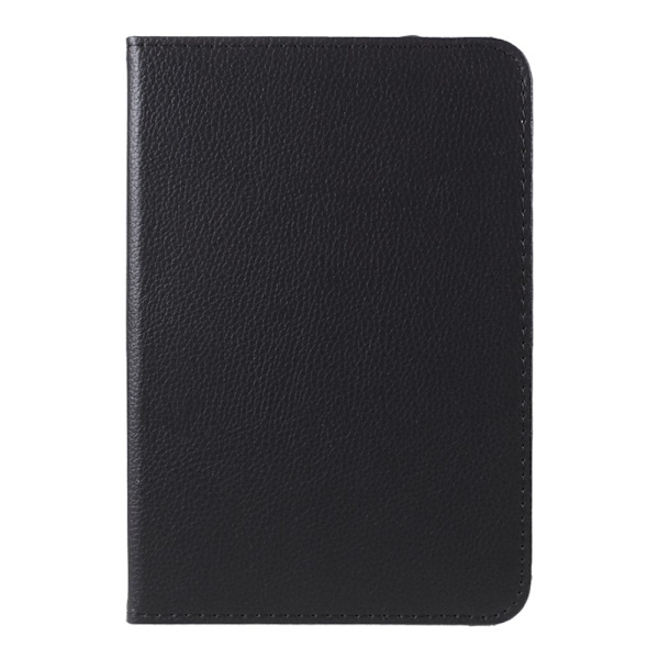 SKALO iPad Mini (2024) 360 Litchi Flip Cover - Sort Black