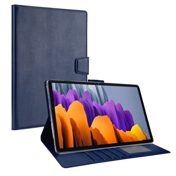 SKALO Samsung Tab S7/S8 PU-nahkainen Lompakkokotelo - Sininen Blue