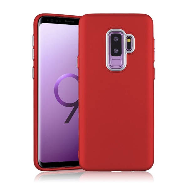 Samsung S9 | TPU-Skal Metallknappar - fler färger Röd