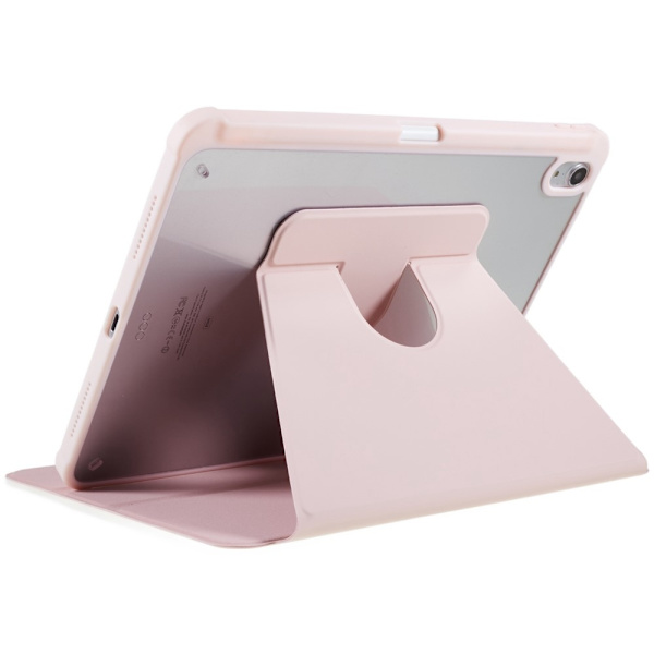 SKALO iPad Air (2020/2022) PU-læder Rotary Kickstand Cover - Pink Pink