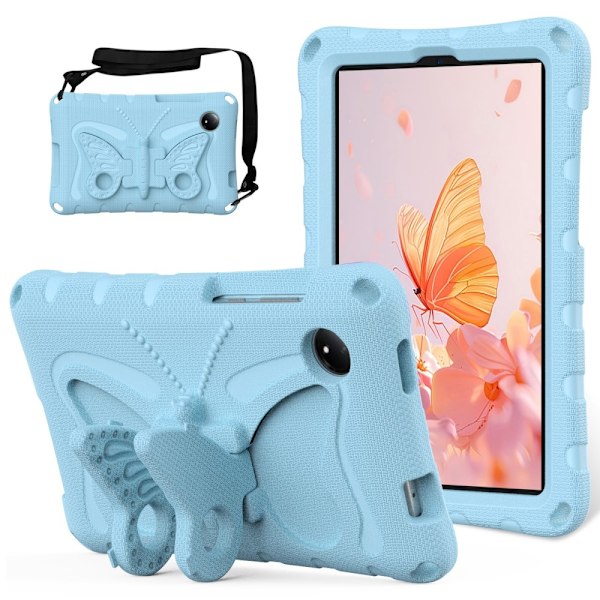 SKALO Xiaomi Redmi Pad SE 8.7 Butterfly EVA Fodral - Ljusblå Ljusblå