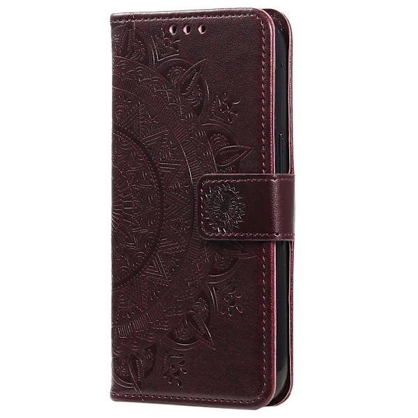 SKALO Samsung S23 Mandala lompakkokotelo - Ruskea Brown