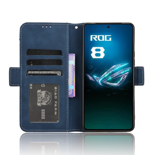 SKALO Asus ROG Phone 8 Pro 5G 6-RUM Pungetaske - Blå Blue