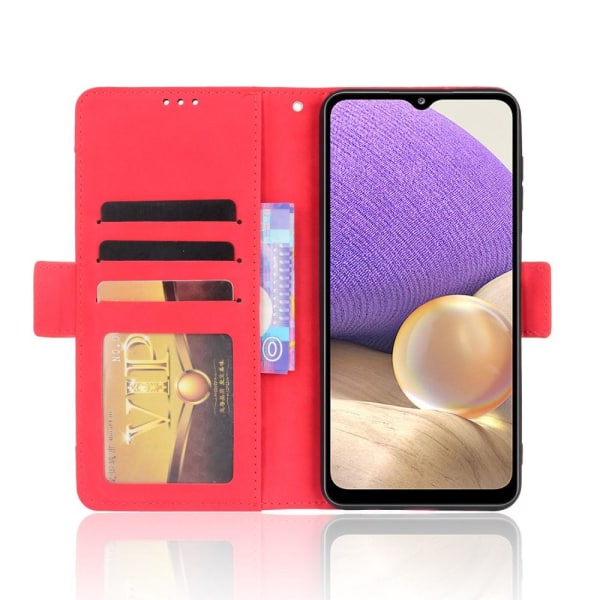 SKALO Samsung A04s 4G 6-FACK Plånboksfodral - Röd Röd