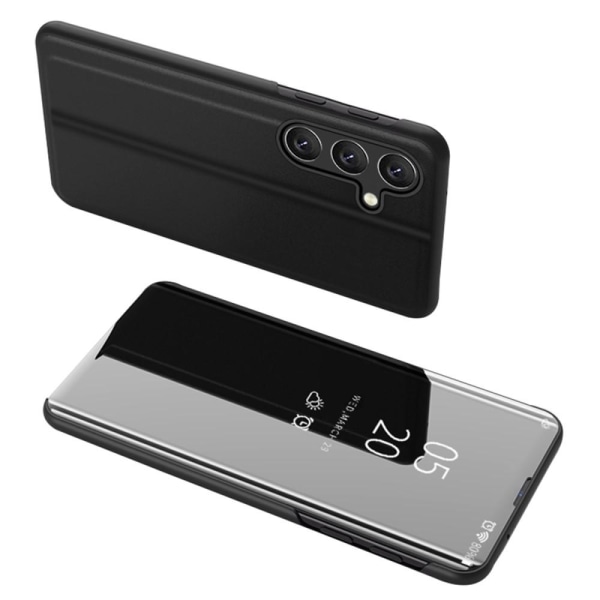 SKALO Samsung A54 5G Clear View Spegel fodral - Svart Svart