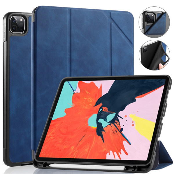 DG MING iPad Pro 11" See Series Trifold Suojakotelo - Sininen Blue