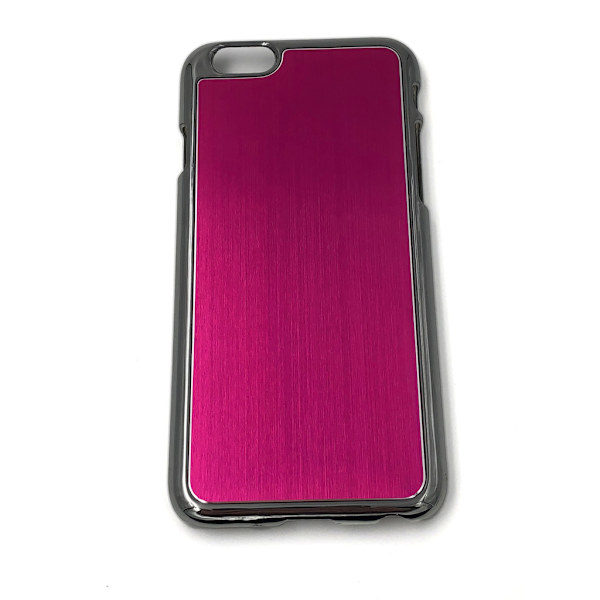 Skal med metallplatta till iPhone 6/6S - fler färger Cerise
