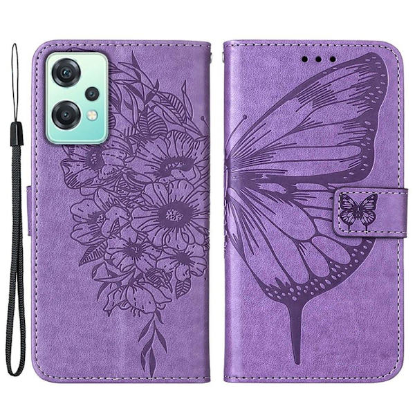 SKALO OnePlus Nord CE 2 Lite 5G Mandala Flip Cover - Lilla Purple