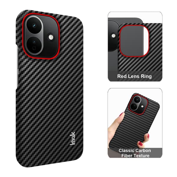IMAK Ruiyi Series Cover til Xiaomi Redmi Note 17 Pro - Sort Black