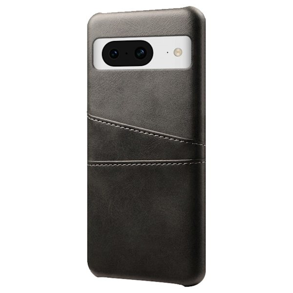 SKALO Google Pixel 8a PU-Läder Korthållare Skal - Svart Svart