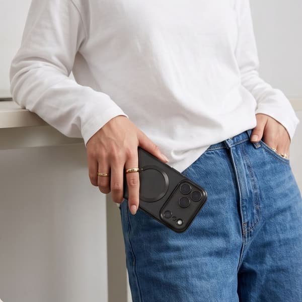 Tech-Protect MagFlex MagSafe Cover til iPhone 18 Pro Max - Shiny Black Black