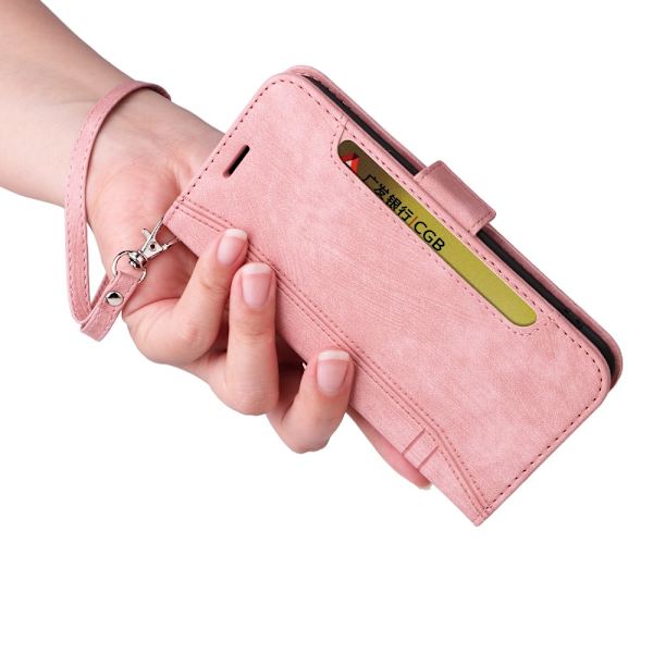 SKALO Xiaomi Redmi Note 13 5G BETOPNICE 001 Plånboksfodral i PU-Läder - Rosa Rosa