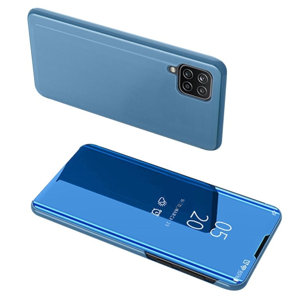 SKALO Samsung A22 4G Clear View Spegel fodral - Blå Blue