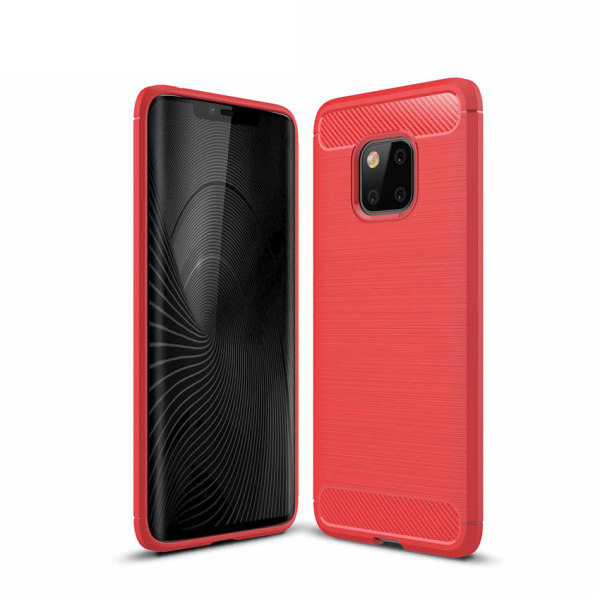 Stöttåligt Armor Carbon TPU-skal Huawei Mate 20 Pro - fler färge Röd