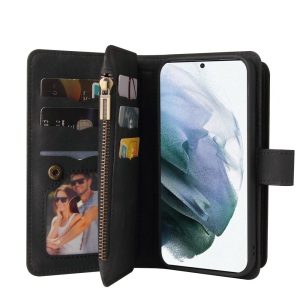 SKALO Samsung A13 5G Big Wallet 17-RUM Pungetui - Sort Black