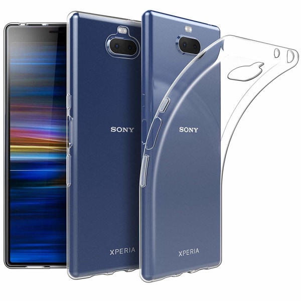 Gennemsigtigt silikone TPU etui til Sony Xperia 10 Transparent