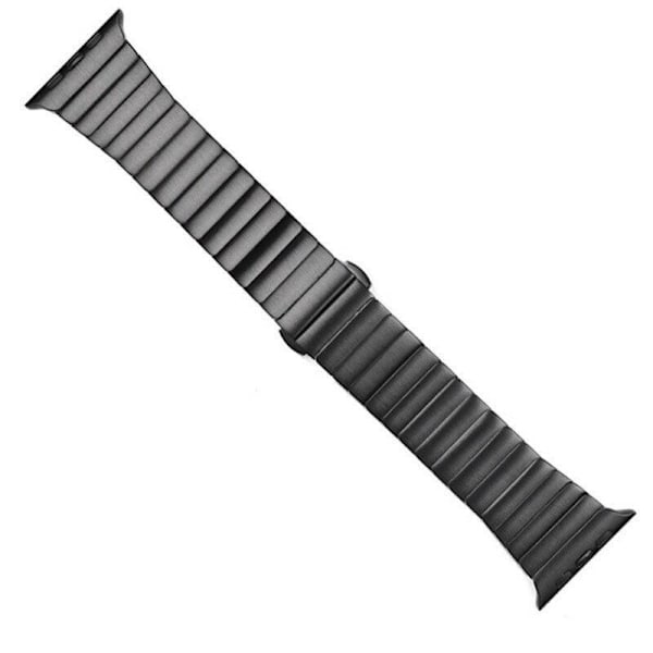 SKALO Metallarmband "Flat" Apple Watch Series 4-6 44mm - Fler färger Svart