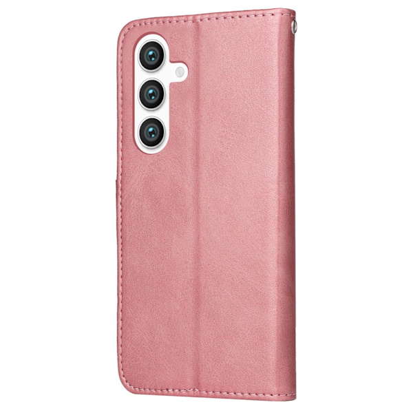 SKALO Samsung S24+ PU-læder Pungetui - Vælg farve Pink