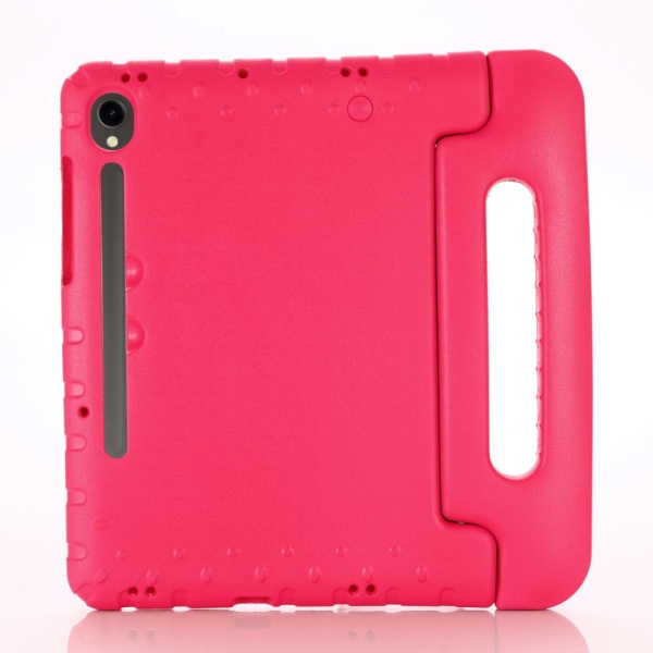 SKALO Samsung Tab S9/S9 FE Kuori kahvalla/telineellä - Pinkki Pink