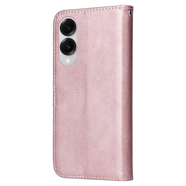 SKALO Samsung S25 Edge 2-i-1 Magnetisk Aftagelig Flip Cover - Rosa guld Pink gold