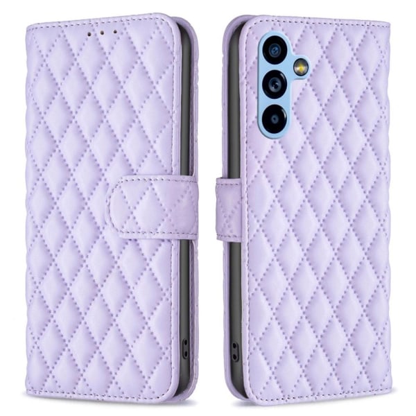 SKALO Samsung A54 5G BINFEN COLOR Quiltet Pung - Lilla Purple