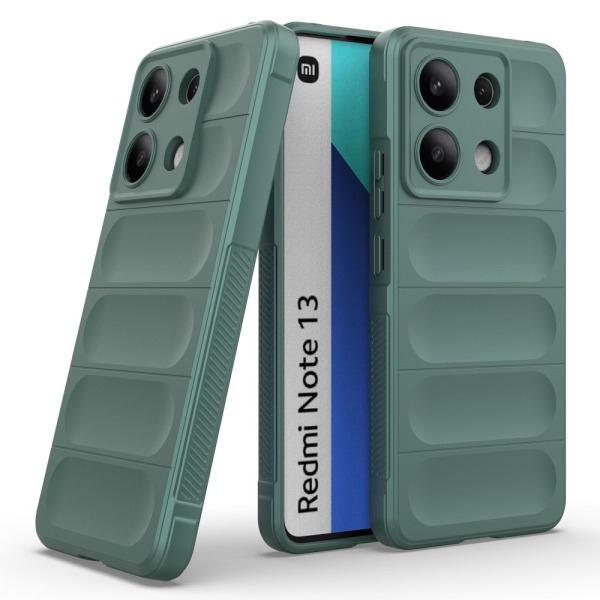 SKALO Xiaomi Redmi Note 13 4G Rugged Bumpers TPU-Cover - Grøn Green