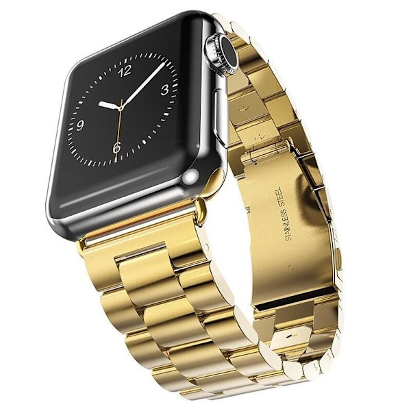 SKALO Lænkearmbånd Apple Watch Series 4-6 44mm - Vælg farve Gold