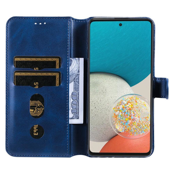 SKALO Samsung A53 5G Classic Pungetui - Blå Blue