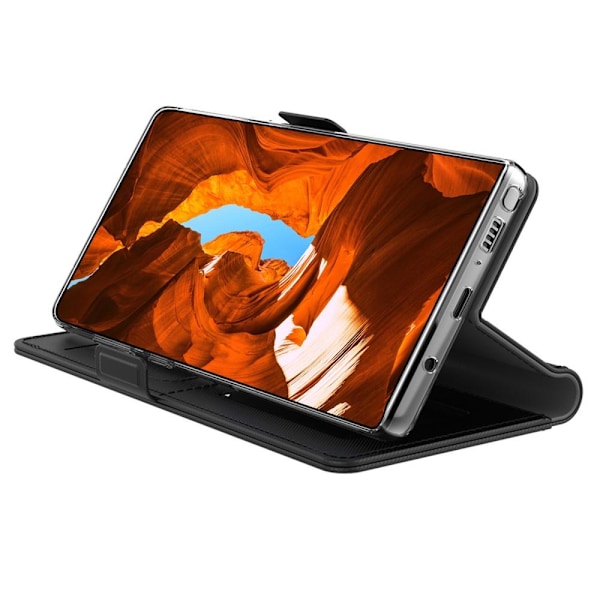 SKALO Xiaomi 13 5G Korthållare Spegel Plånbok - Svart Svart