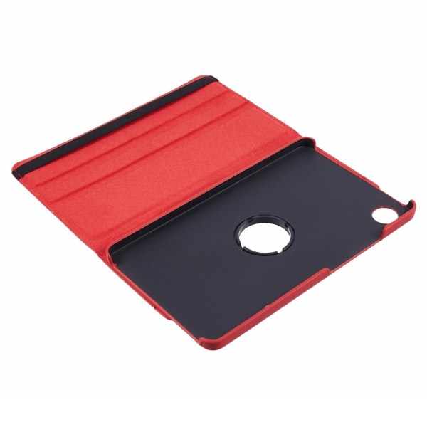 SKALO Samsung Tab A9 360 Litchi Flip Cover - Rød Red