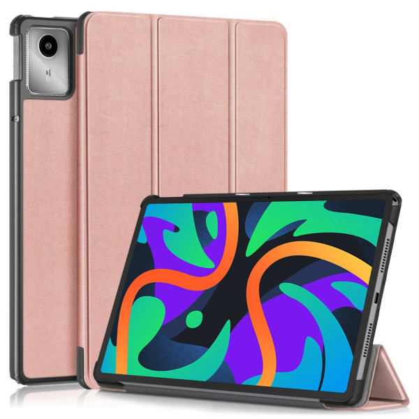 SKALO Lenovo Tab M11 Trifold Suojakotelo - Ruusukulta Pink gold