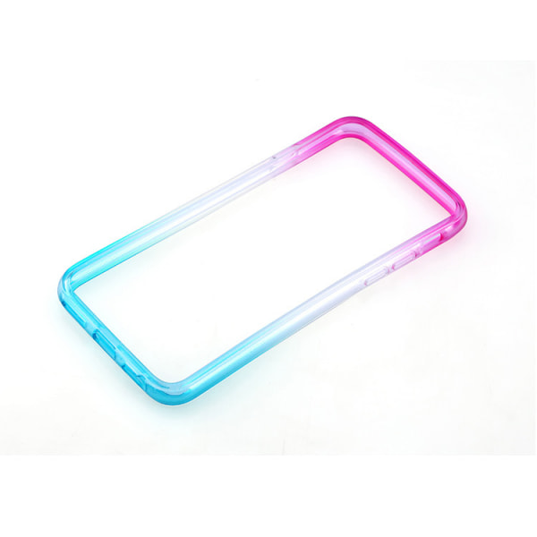 Gradient farvet Bumper til iPhone 6 / 6S - Forskellige farver MultiColor Rosa/Gul