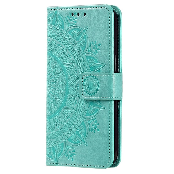 SKALO Samsung A36 5G Mandala Plånboksfodral - Turkos Turkos