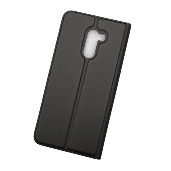 Plånboksfodral Ultratunn design Xiaomi Pocophone F1 - fler färge Mörkgrå