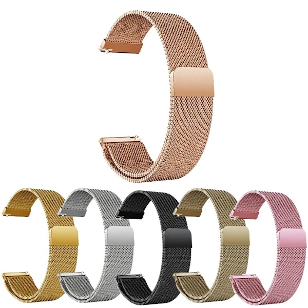 SKALO Milanese Loop til Xiaomi Watch S3 - Vælg farve Pink gold