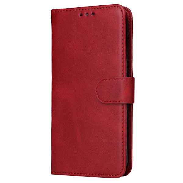 SKALO Xiaomi Redmi Note 13 5G PU-Läder Plånboksfodral - Fler färger Röd