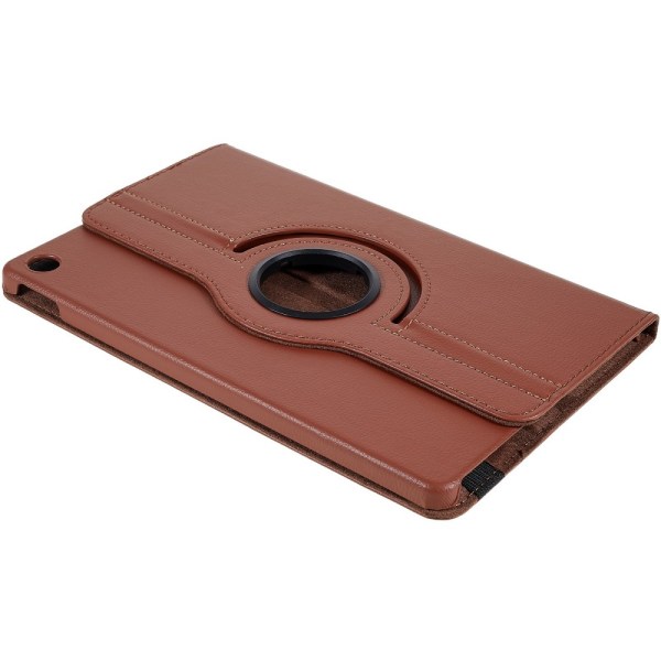 SKALO Lenovo Tab M10 Plus 10.6" (Gen 3) 360 Litchi Flip Cover - Brown