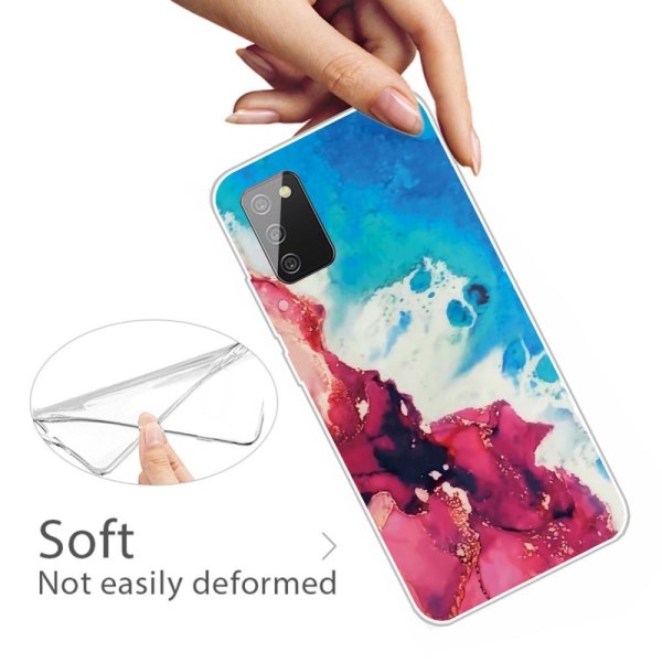 SKALO Samsung A02s / A03s Marmor TPU-skal - Motiv 6 Multicolor