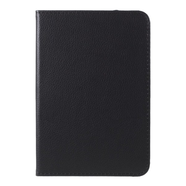 SKALO iPad Mini (2021) 360 Litchi Flip Cover - Sort Black
