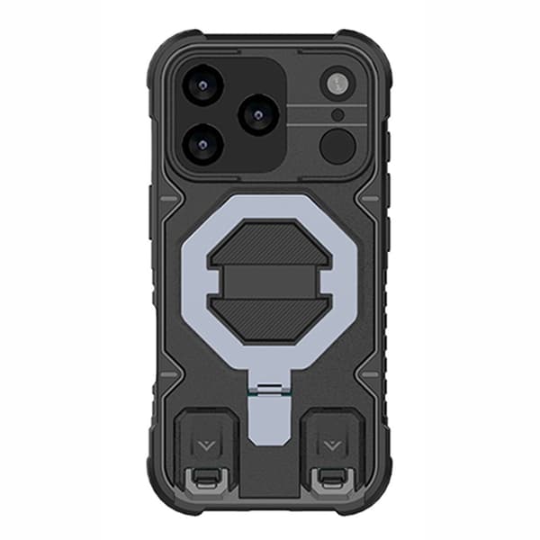 SKALO Armor Matrix Cover til iPhone 18 Pro - Sort Black