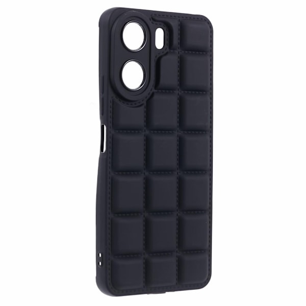 SKALO Xiaomi Redmi 13C 4G Puffer Bumper TPU-Skal - Svart Svart